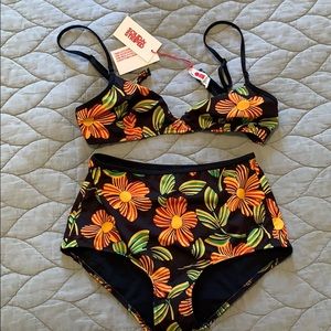 Solid & Striped Grovy Floral Suit (NWT)